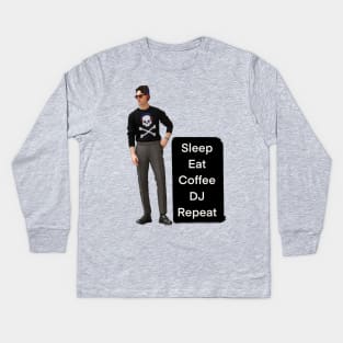 DJ Depression’s schedule Kids Long Sleeve T-Shirt